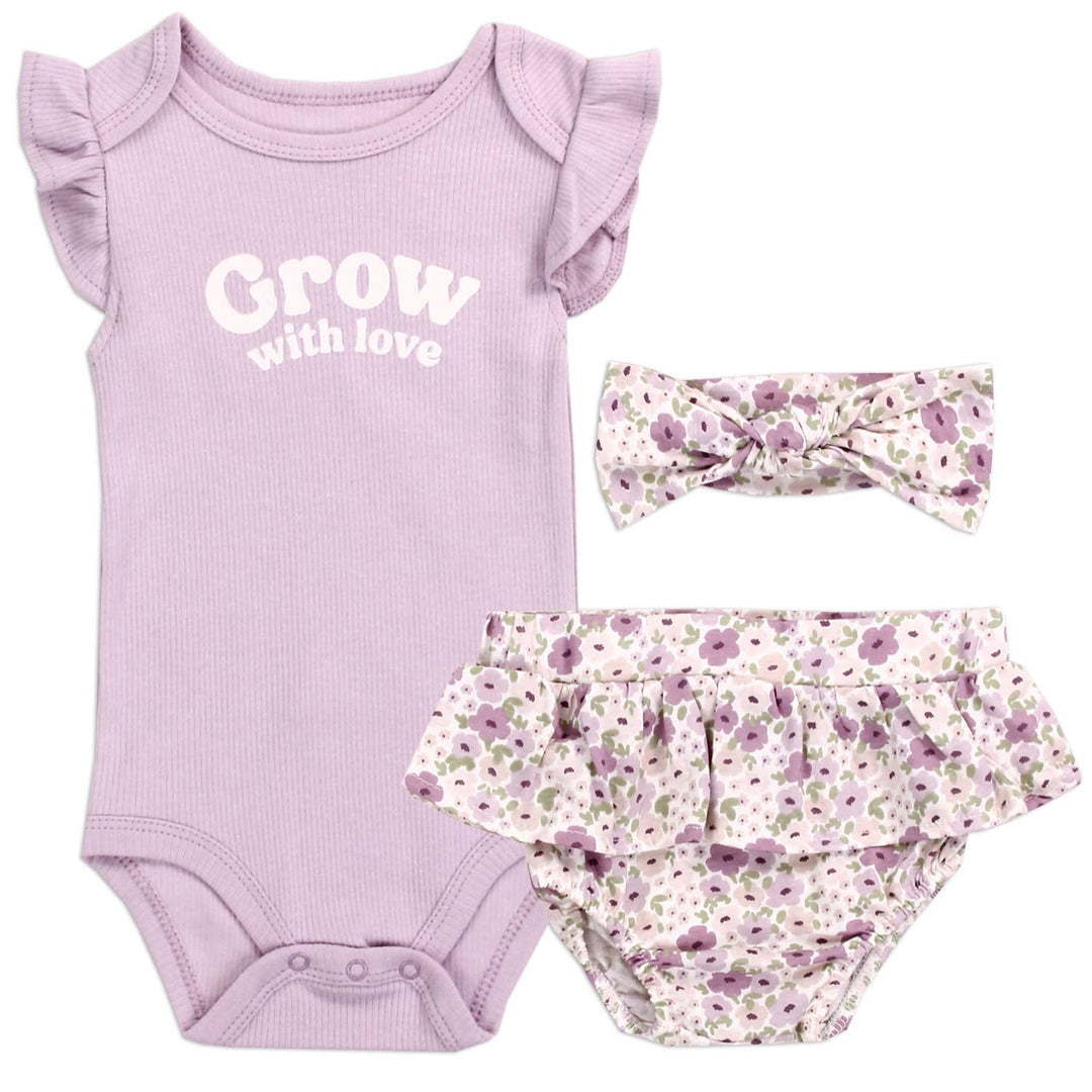 RENE ROFE Girls Newborn 3-Piece Set