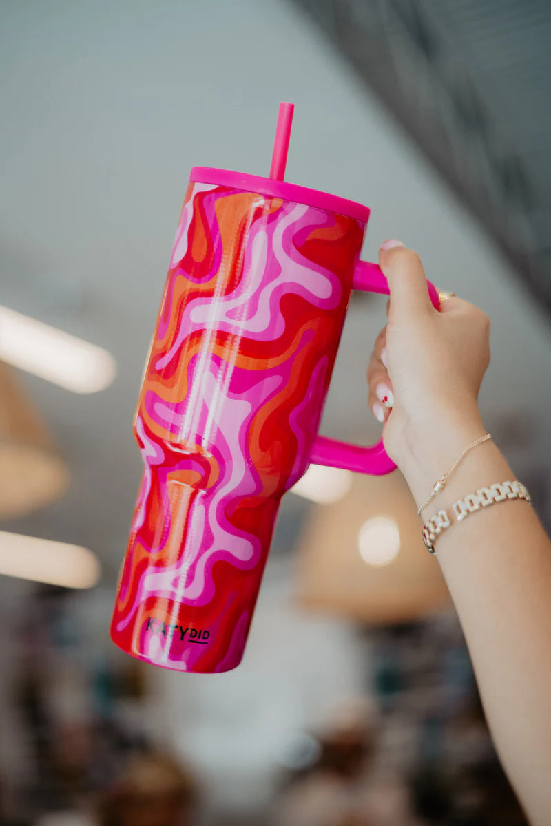 Groovy Swirls 40oz Tumbler