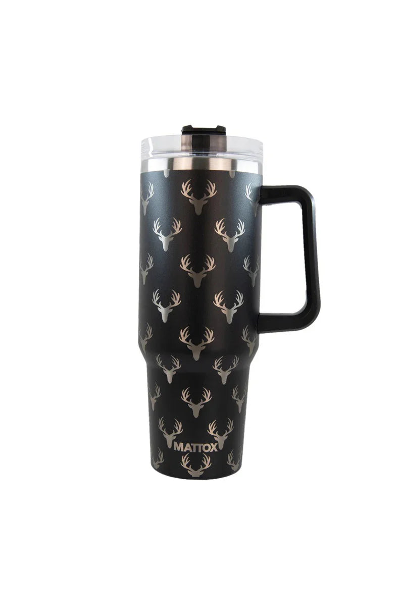 Deer Print 40oz Tumbler