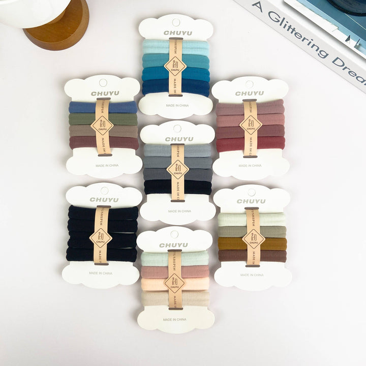 4 PCS Soft Elastic Hair Tie