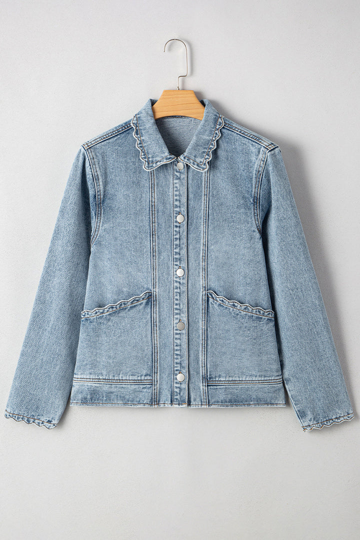 Scallop Pocket Denim Jacket RTS