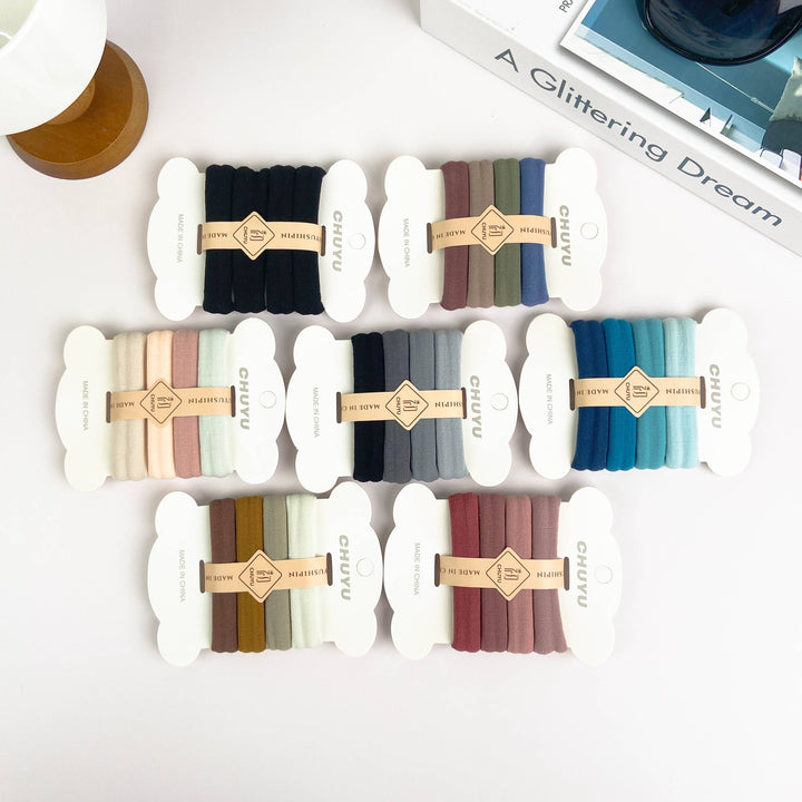4 PCS Soft Elastic Hair Tie
