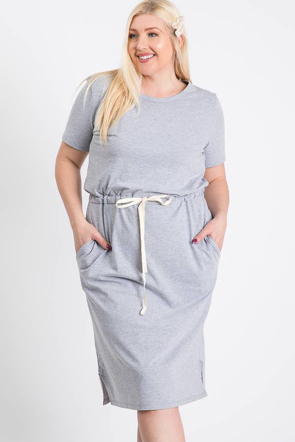 Everyday Casual T-Shirt Dress for Women D2465XL