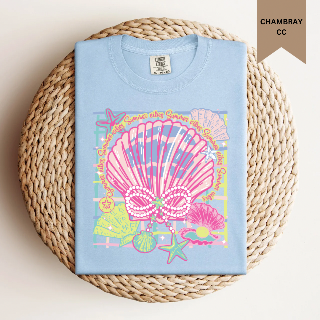 Summer Vibes Shell Tee.