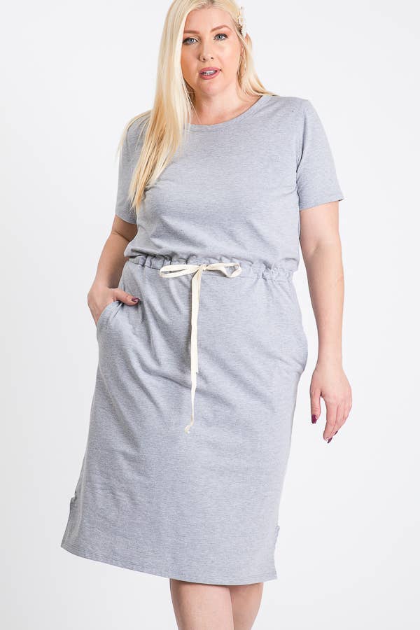 Everyday Casual T-Shirt Dress for Women D2465XL