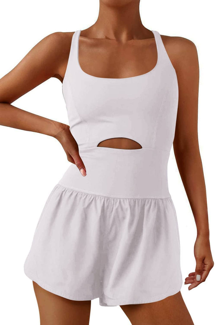 Athletic Cutout Romper