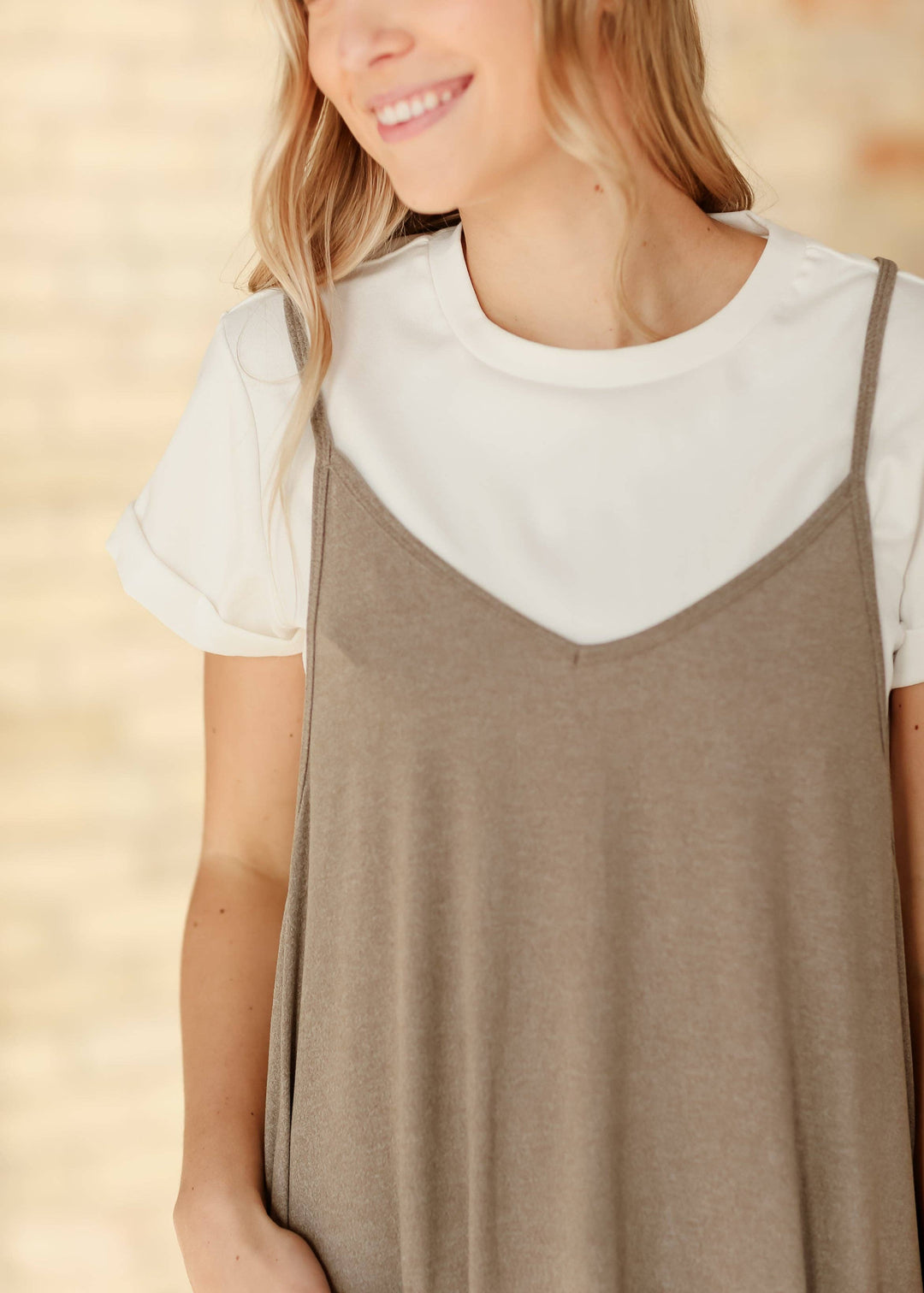 Lolo Racerback Lightweight Midi Dress
