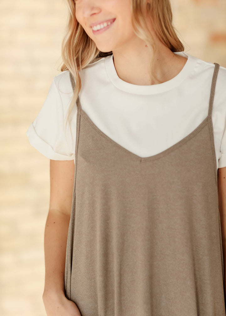 Lolo Racerback Lightweight Midi Dress