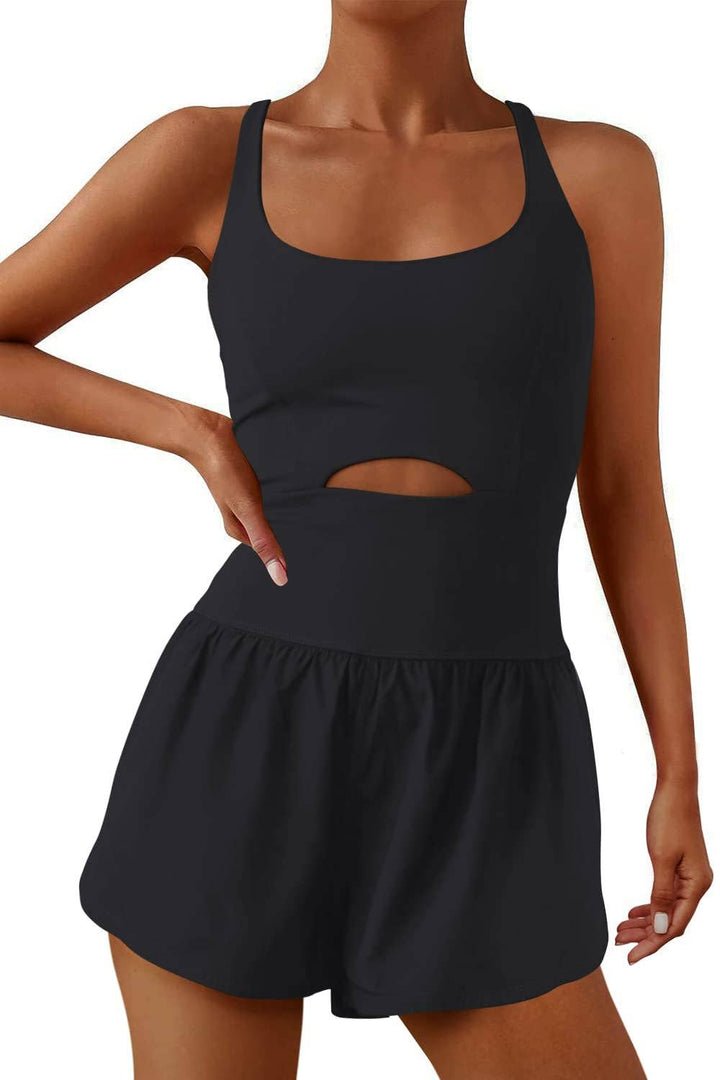 Athletic Cutout Romper