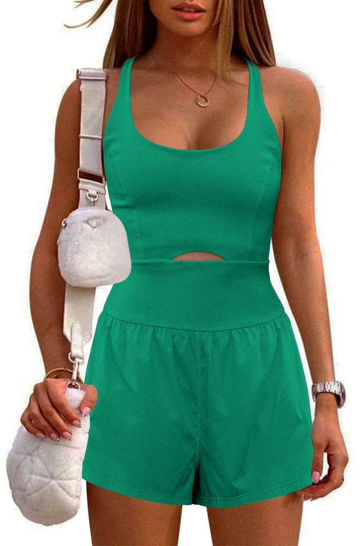 Athletic Cutout Romper