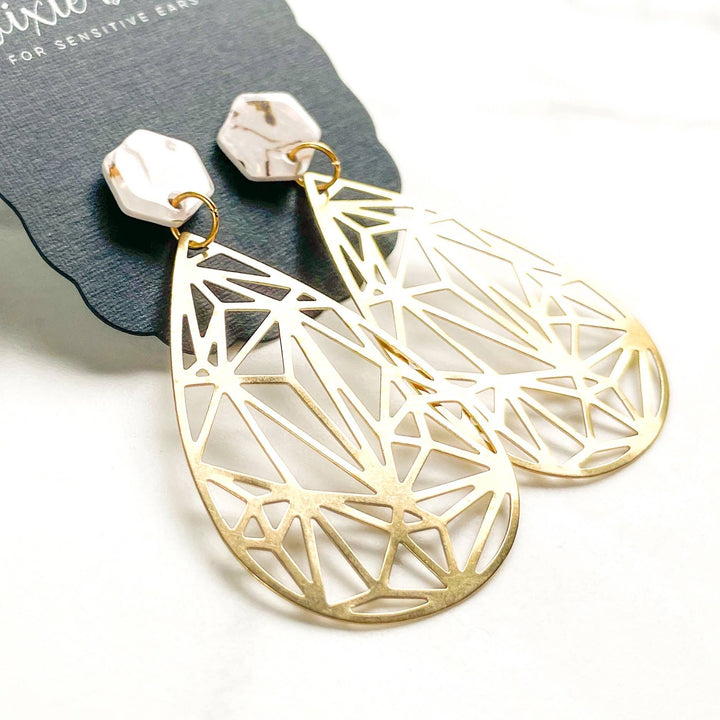 Kaleidoscope of Gold Earrings