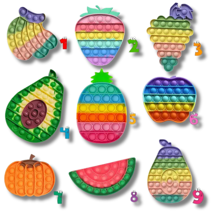 Assorted Pop It Decompression Easter Fidget Toy