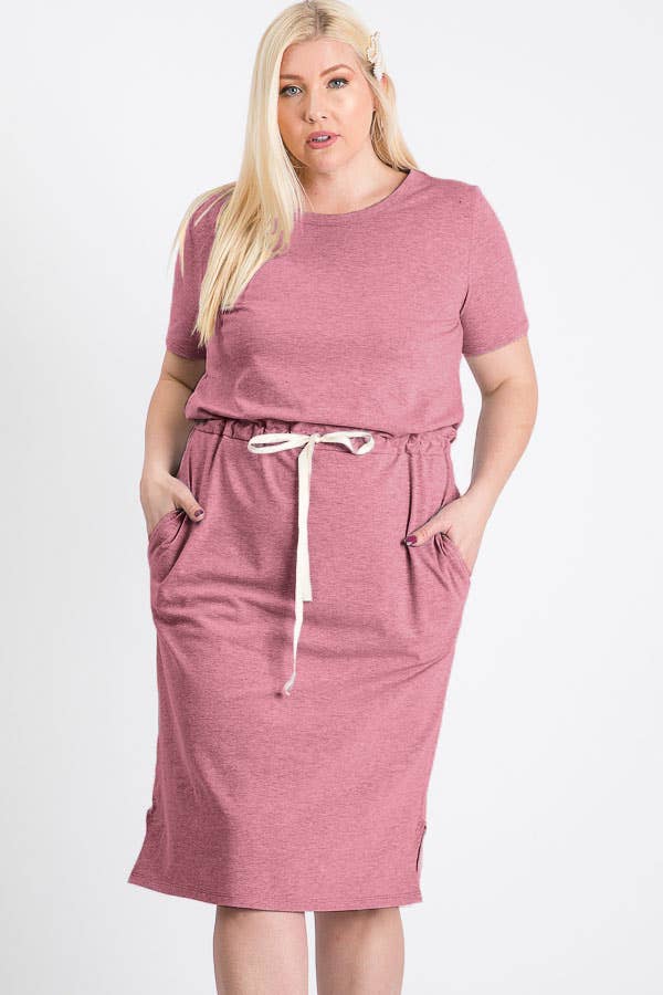 Everyday Casual T-Shirt Dress for Women D2465XL