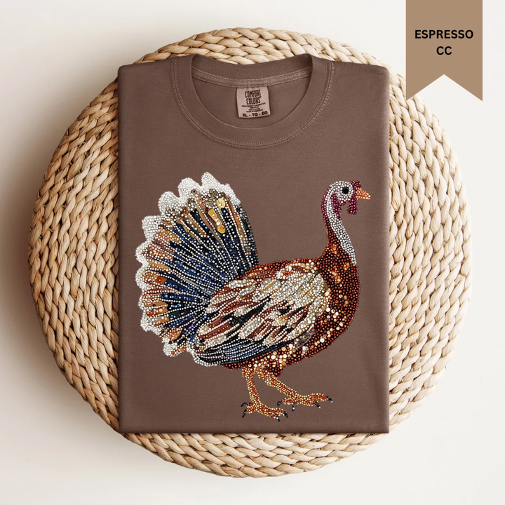 Sequin Turkey Tee.