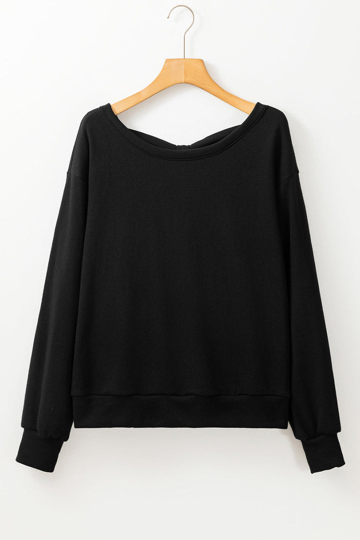 Bowknot Back Sweatshirt RTS