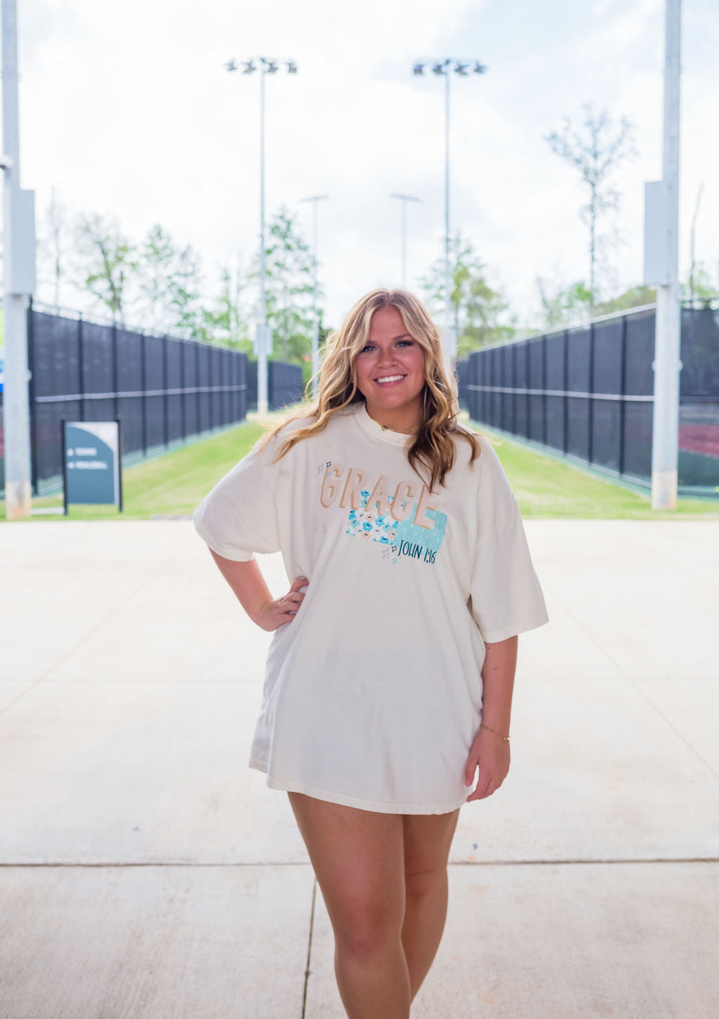Cotton Short-Sleeve T-Shirt Grace Tee