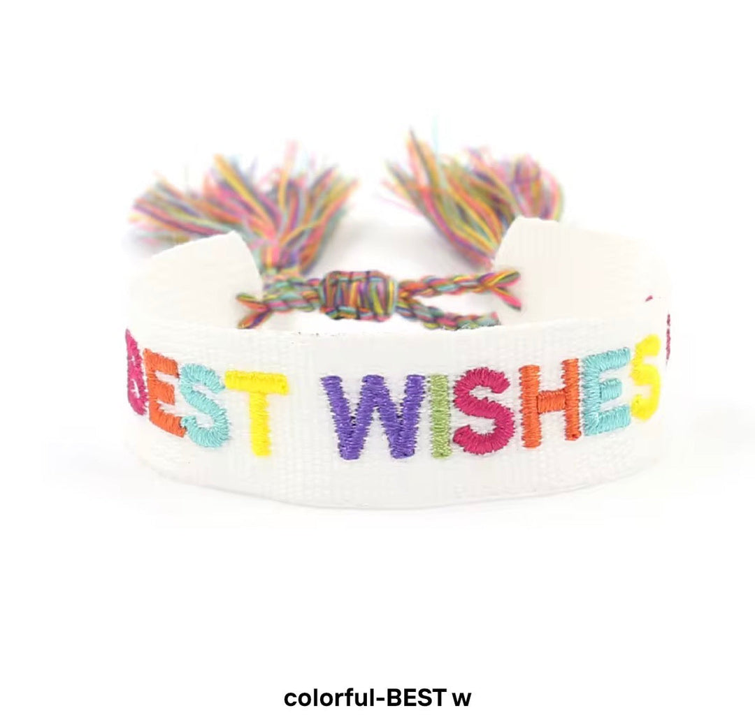 Embroidered Tassel Bracelets RTS