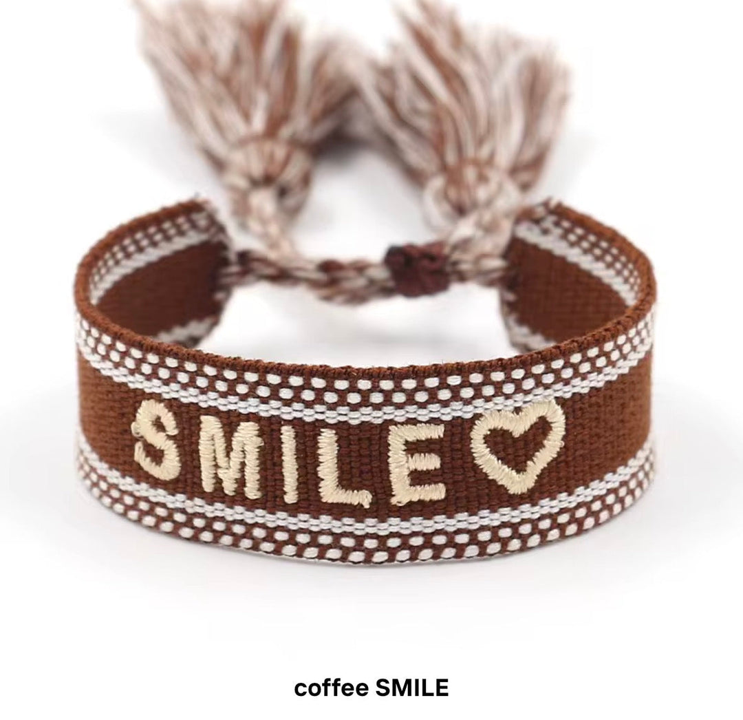Embroidered Tassel Bracelets RTS