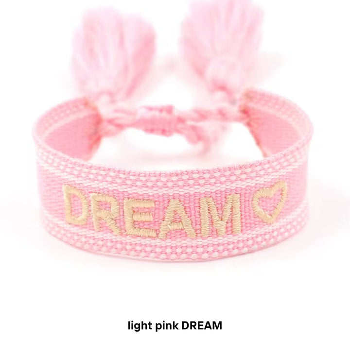 Embroidered Tassel Bracelets RTS