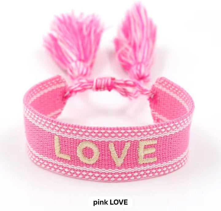 Embroidered Tassel Bracelets RTS