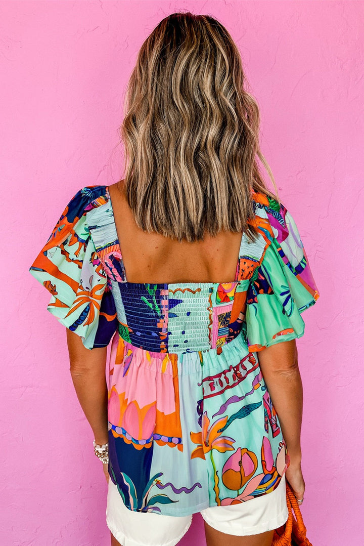 Tropical Blouse RTS