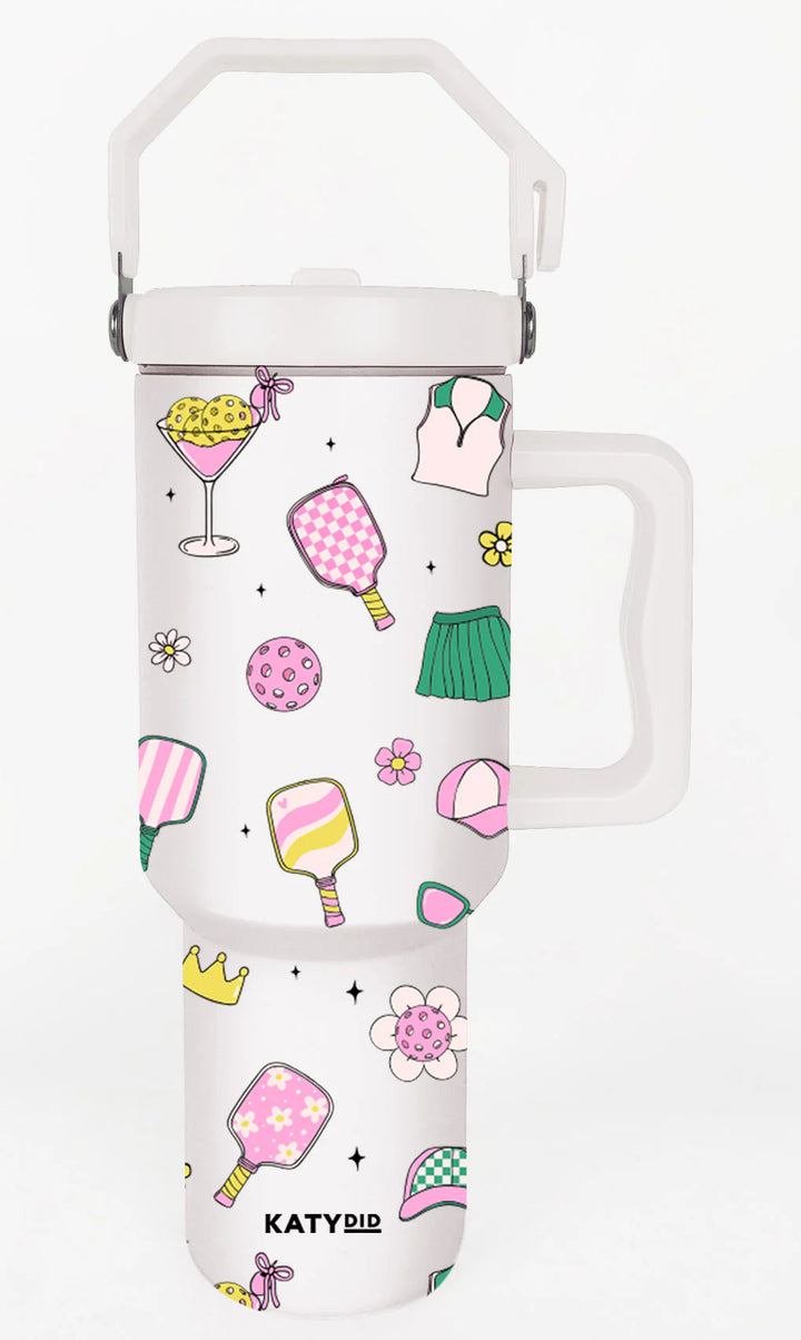 Pickleball Items Girly 38oz Tumbler