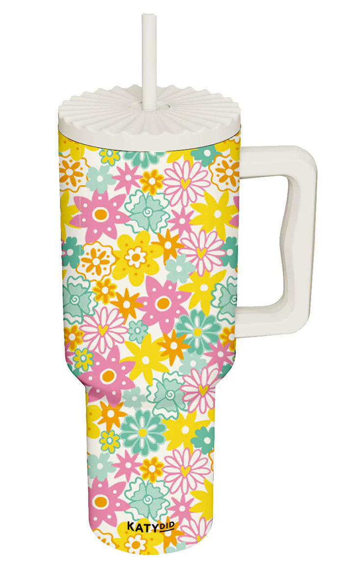 Spring Flowers 38oz Tumbler