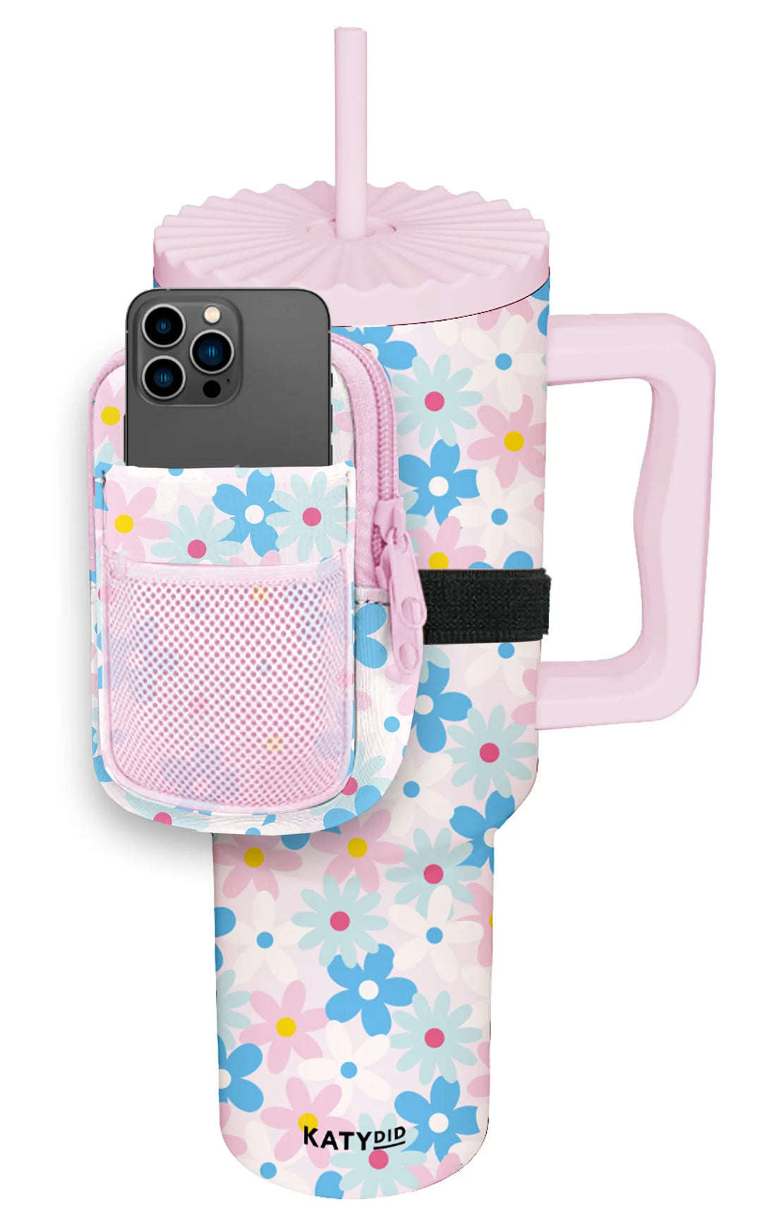 Dainty Florals Tumbler Zipper Pouch