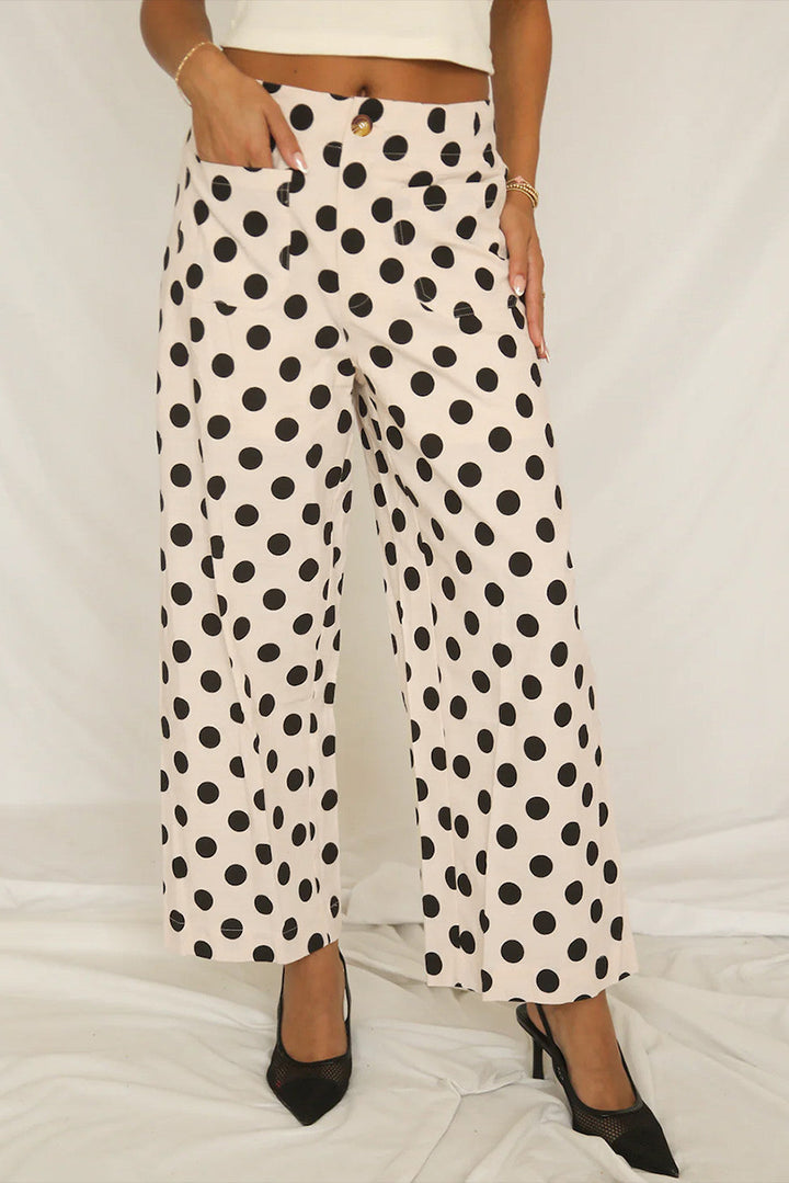 Polka Dot Loose Pants Pink RTS