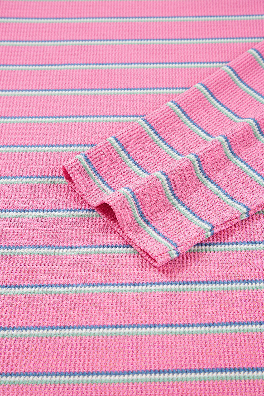 Rose Stripe Textured Top RTS
