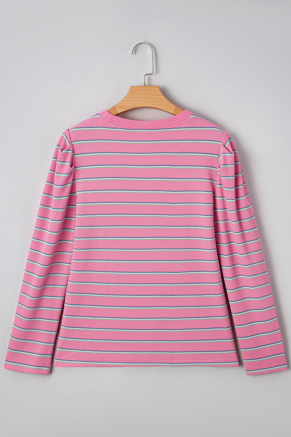 Rose Stripe Textured Top RTS