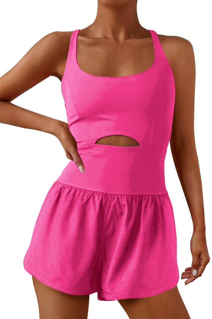 Athletic Cutout Romper