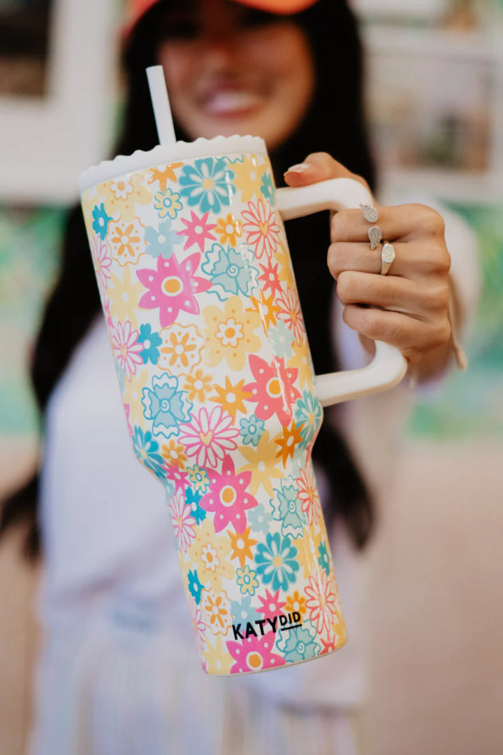 Spring Flowers 38oz Tumbler