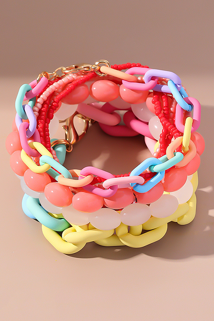 Colorful Beaded Bracelets RTS