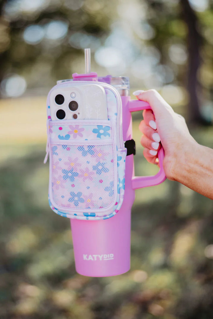 Dainty Florals Tumbler Zipper Pouch
