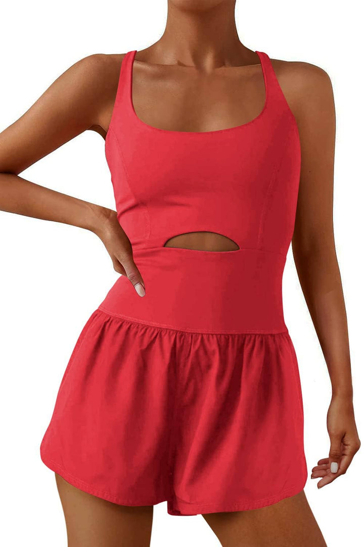 Athletic Cutout Romper
