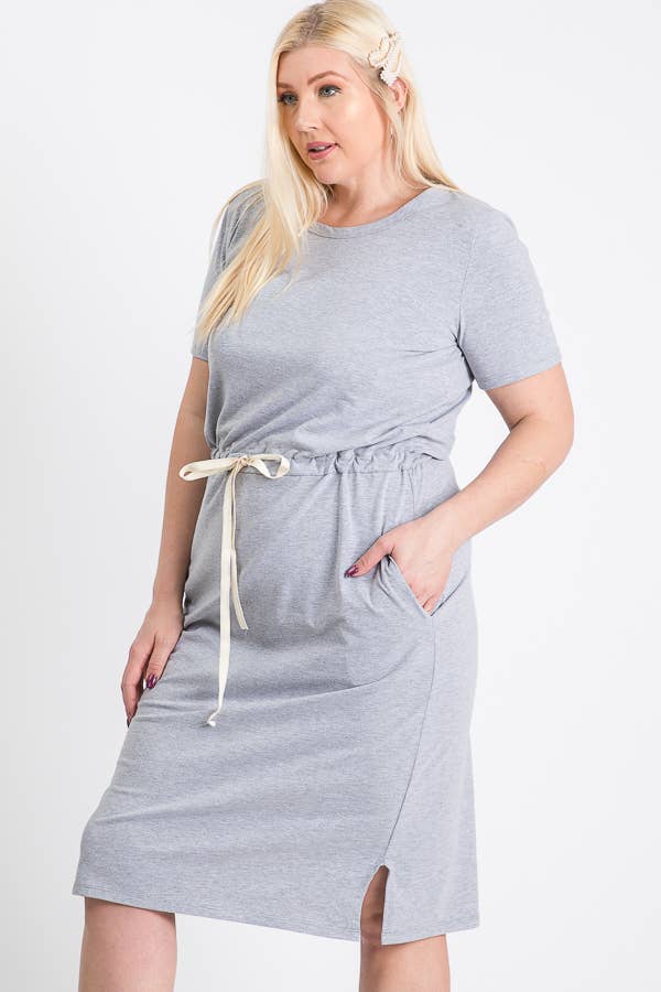 Everyday Casual T-Shirt Dress for Women D2465XL