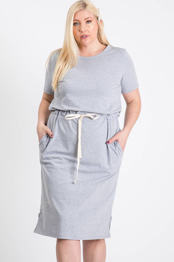 Everyday Casual T-Shirt Dress for Women D2465XL