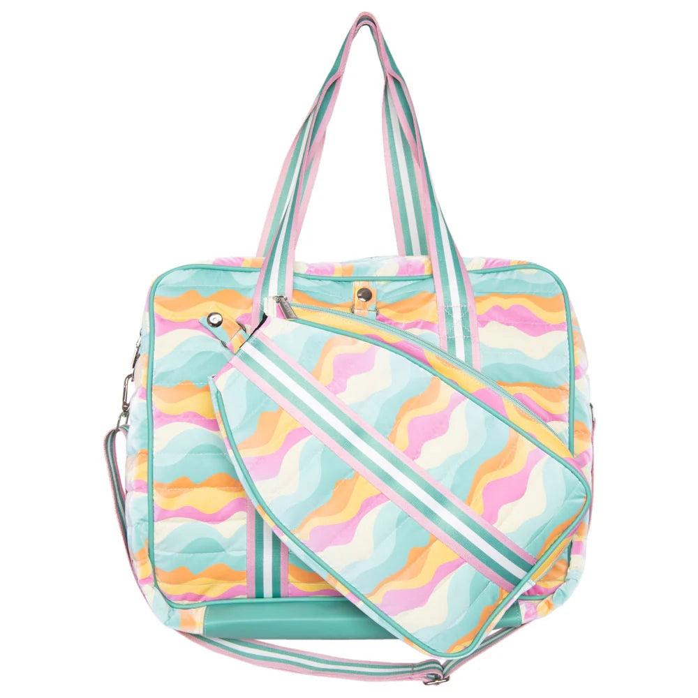 Neon Abstract Colors Pickleball Sling Bag