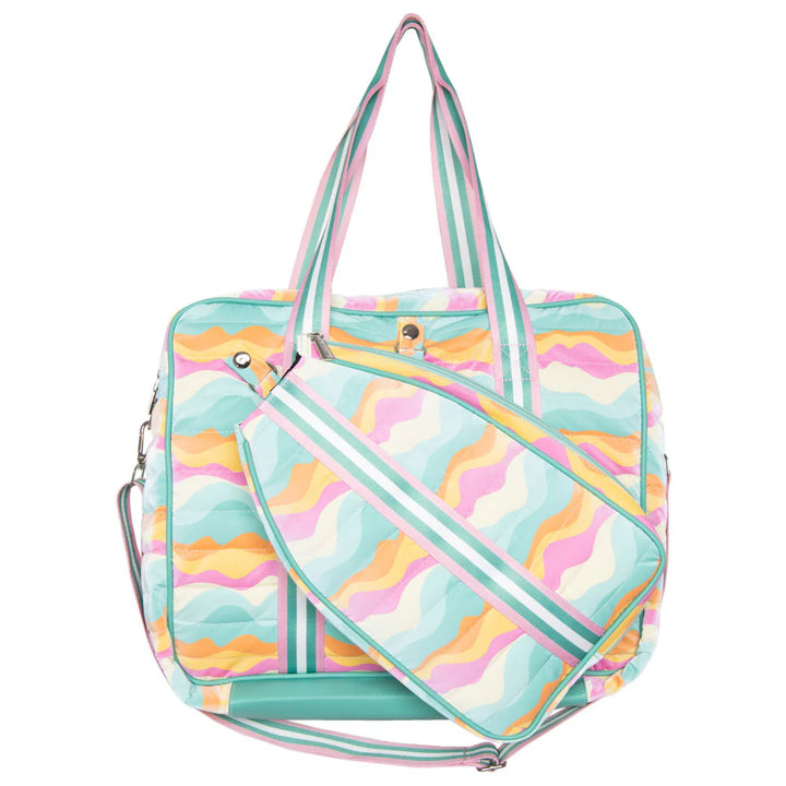Neon Abstract Colors Pickleball Sling Bag