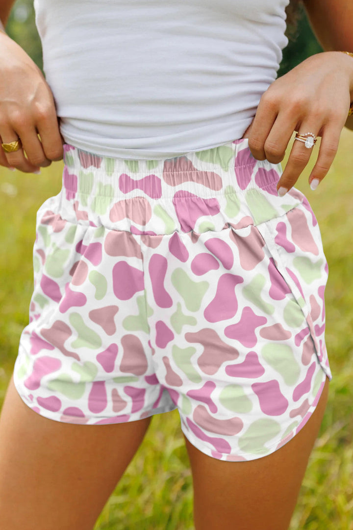 Camo Shirred Athletic Bottoms *multiple colors* RTS