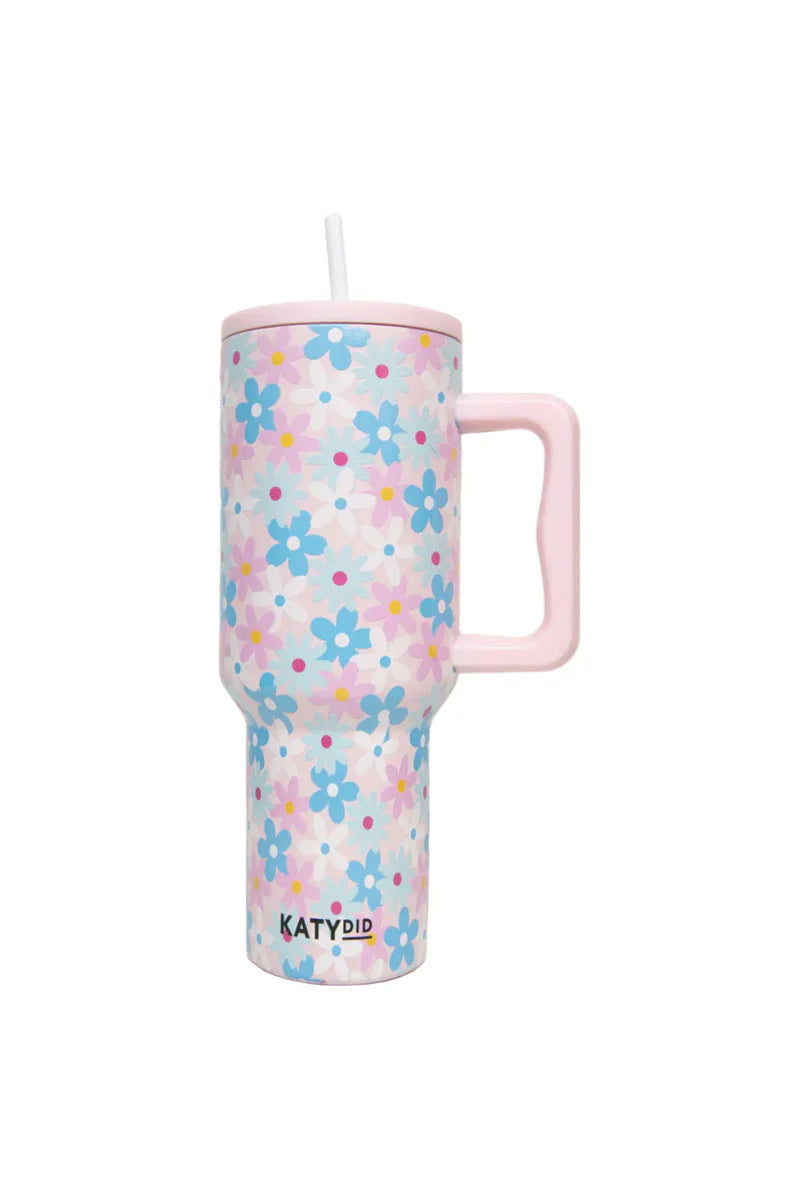 Dainty Florals Pink 38oz Tumbler