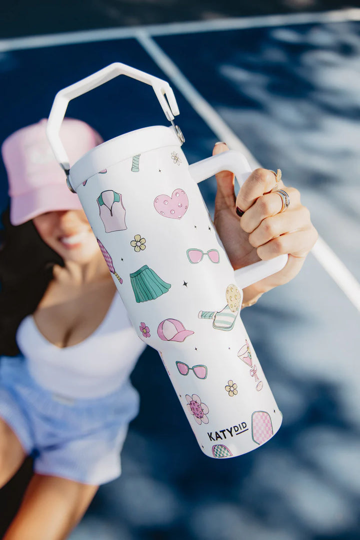 Pickleball Items Girly 38oz Tumbler