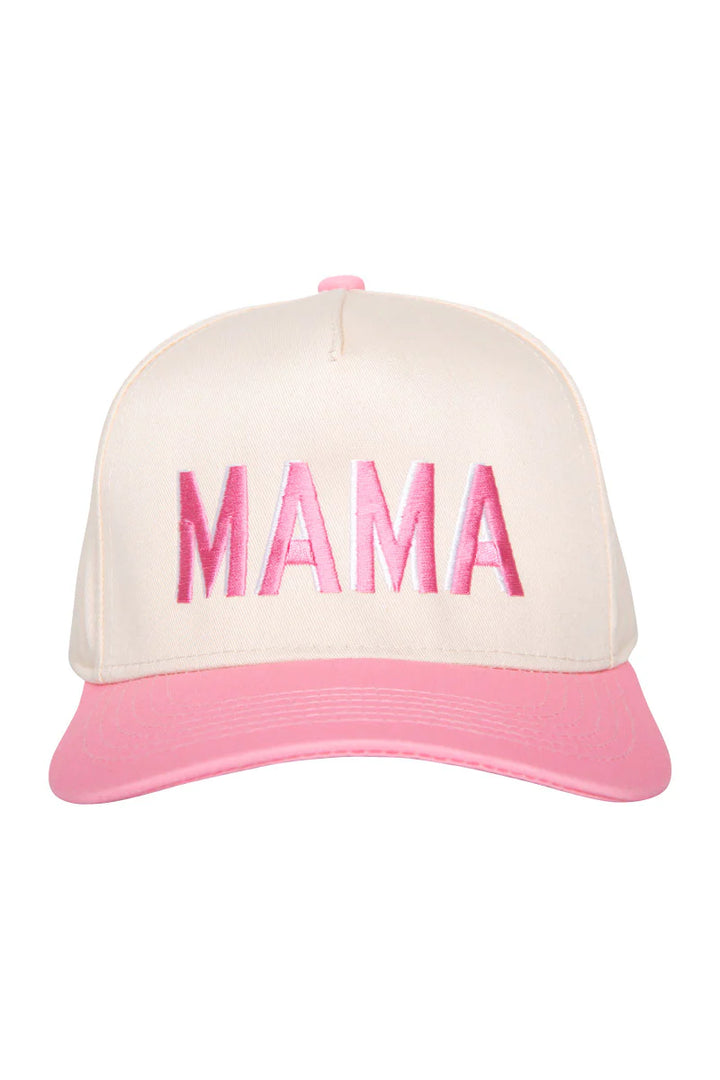 MAMA (Blue and White) Retro Two-Toned Vintage Hat